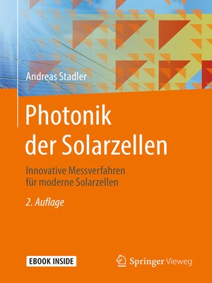 cover image of Photonik der Solarzellen